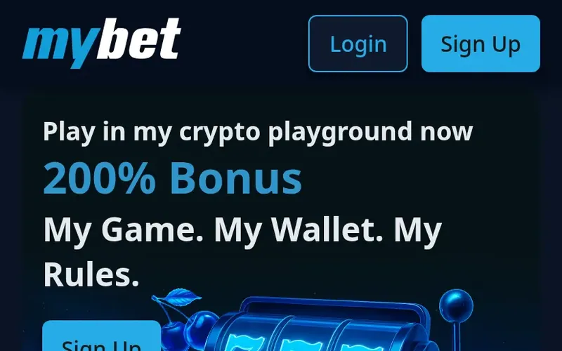 Mybet Casino — Έκδοση για κινητό